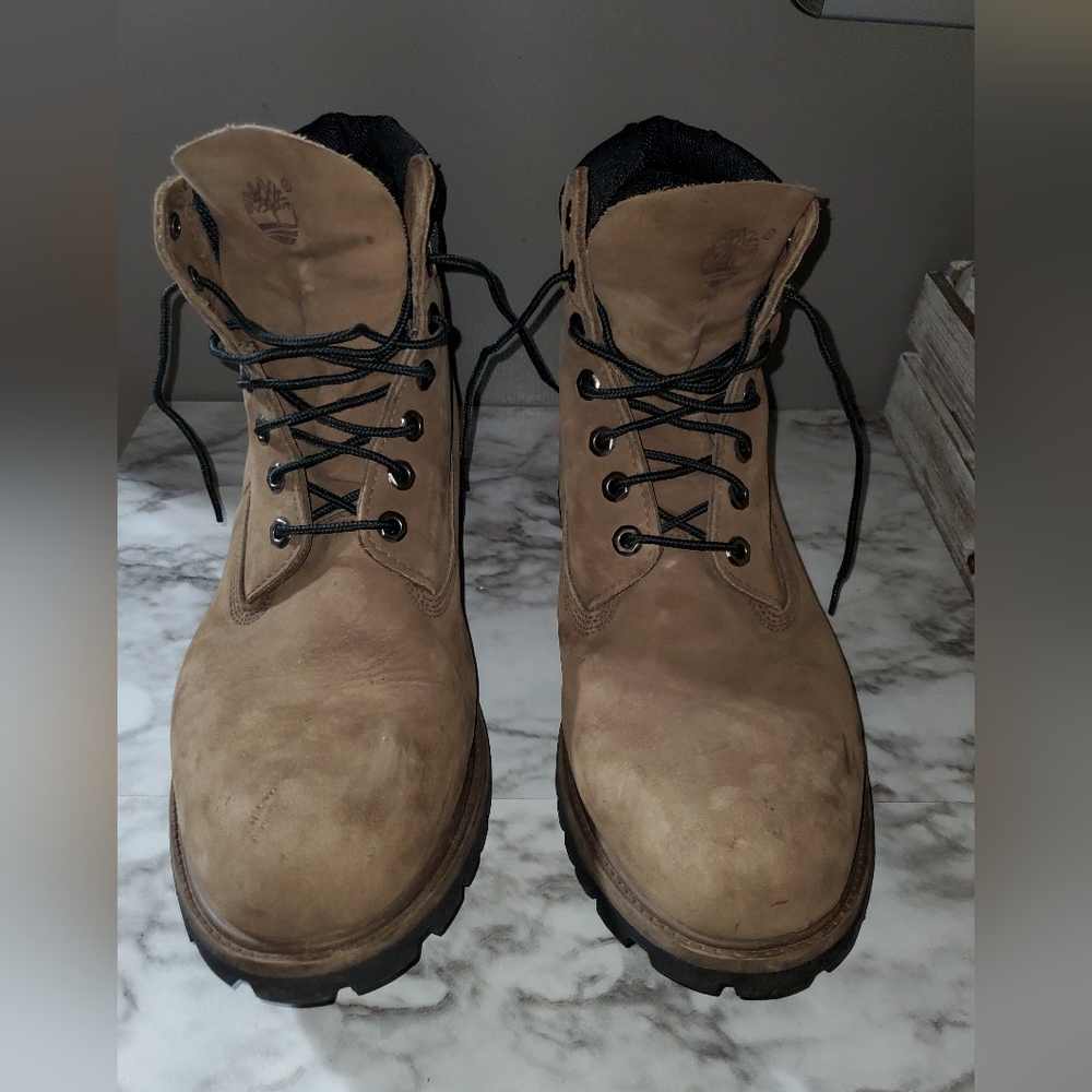 Men's tan timberland boots